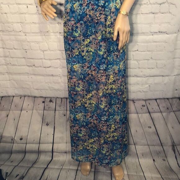 Fire Los Angeles Floral Maxi Dress High Sl… - Picture 5 of 10